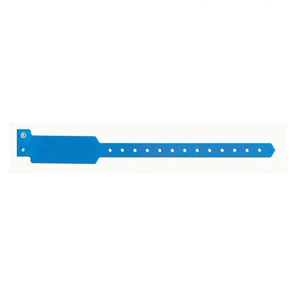 Wristband Identification Sentry SuperBand Poly Blue Adlt/Ped Write On 500/Box